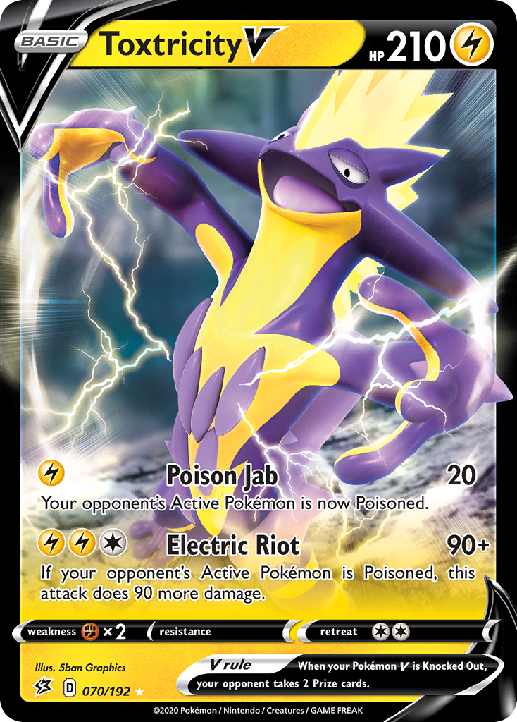 Toxtricity V 070/209 Rare Holo V