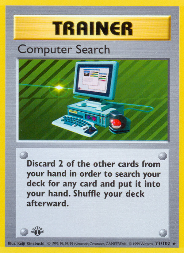 Computer Search 071/102 Rare