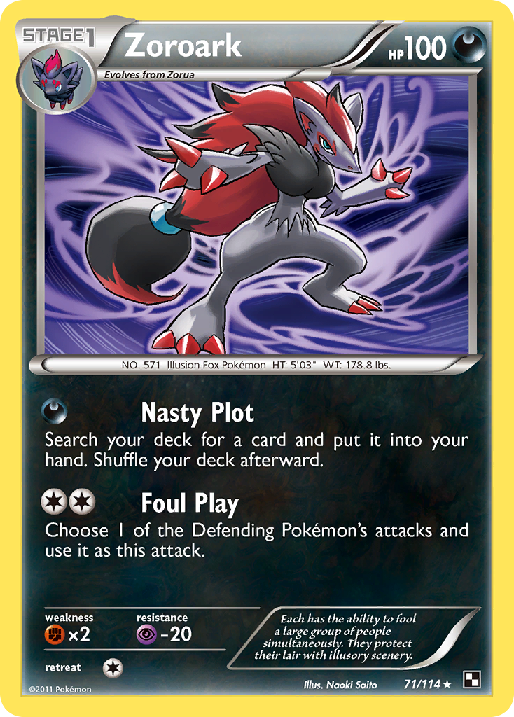 Zoroark 071/115 Rare Holo