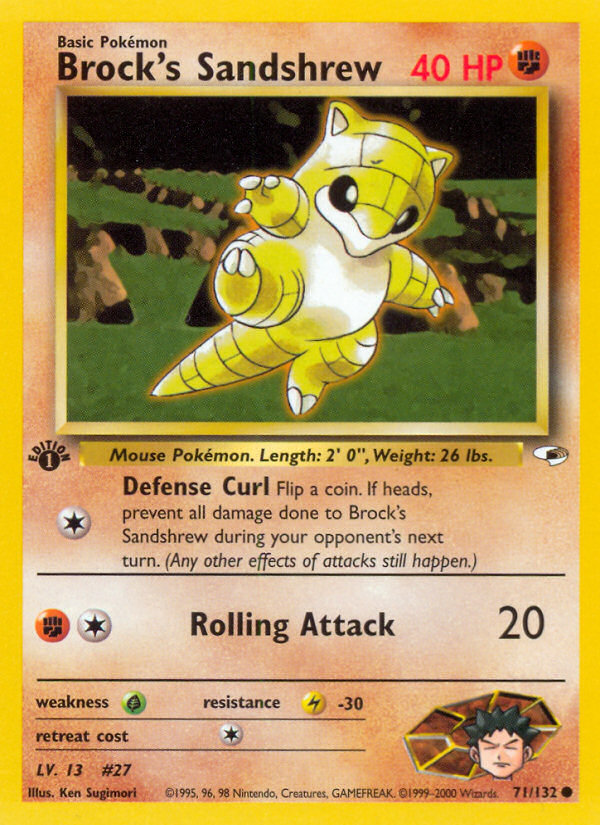 Brock's Sandshrew 071/132 Common