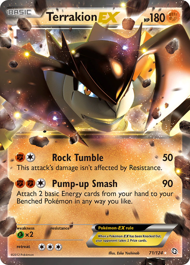 Terrakion-EX 071/128 Rare Holo EX