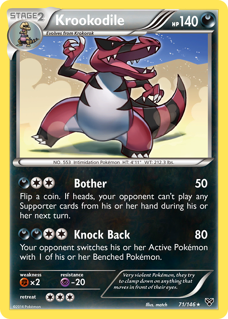 Krookodile 071/146 Rare