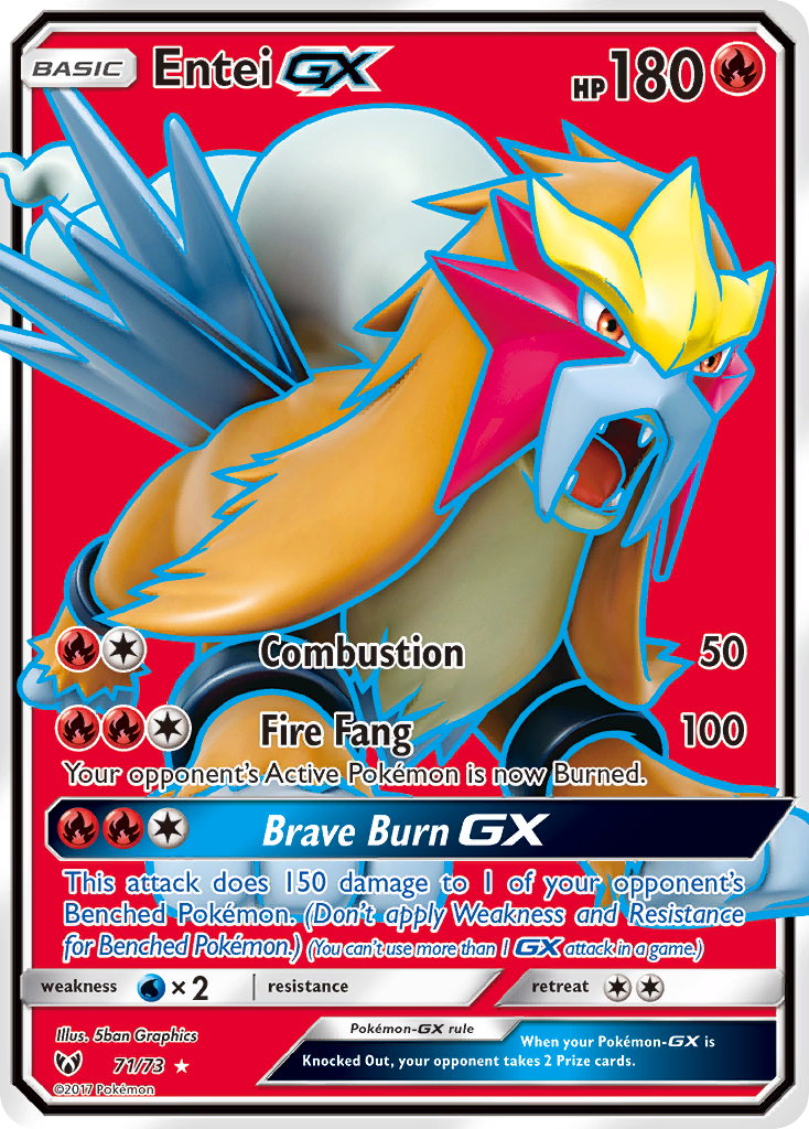 Entei-GX 071/81 Rare Ultra