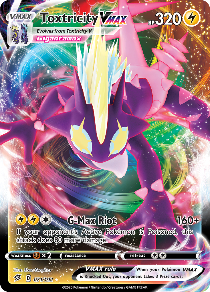 Toxtricity VMAX 071/209 Rare Holo VMAX