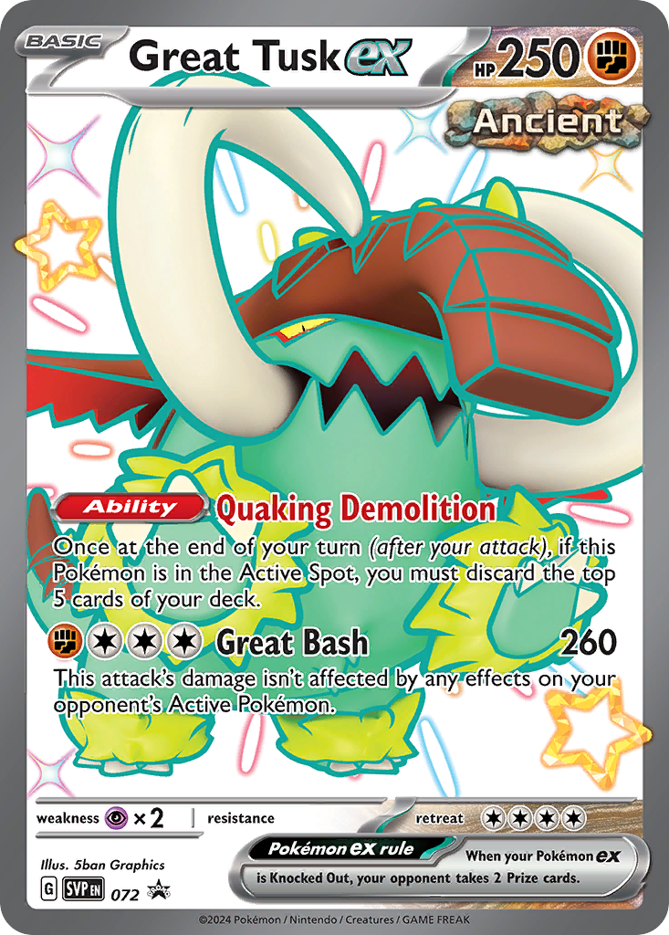 Great Tusk ex 072/196 Promo