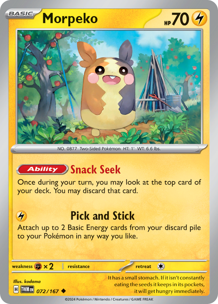 Morpeko 072/226 Uncommon