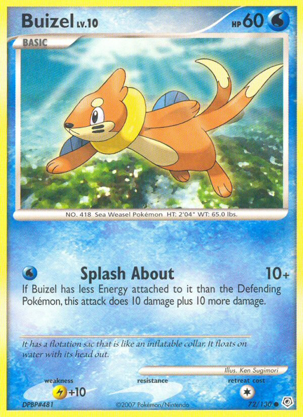 Buizel 072/130 Common