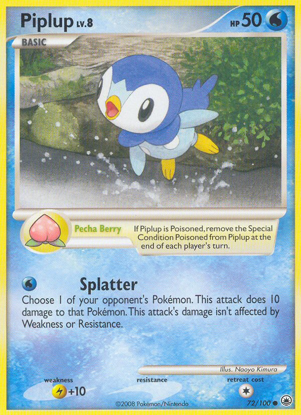 Piplup 072/100 Common