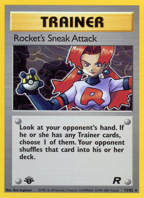 Rocket's Sneak Attack 072/83 Rare