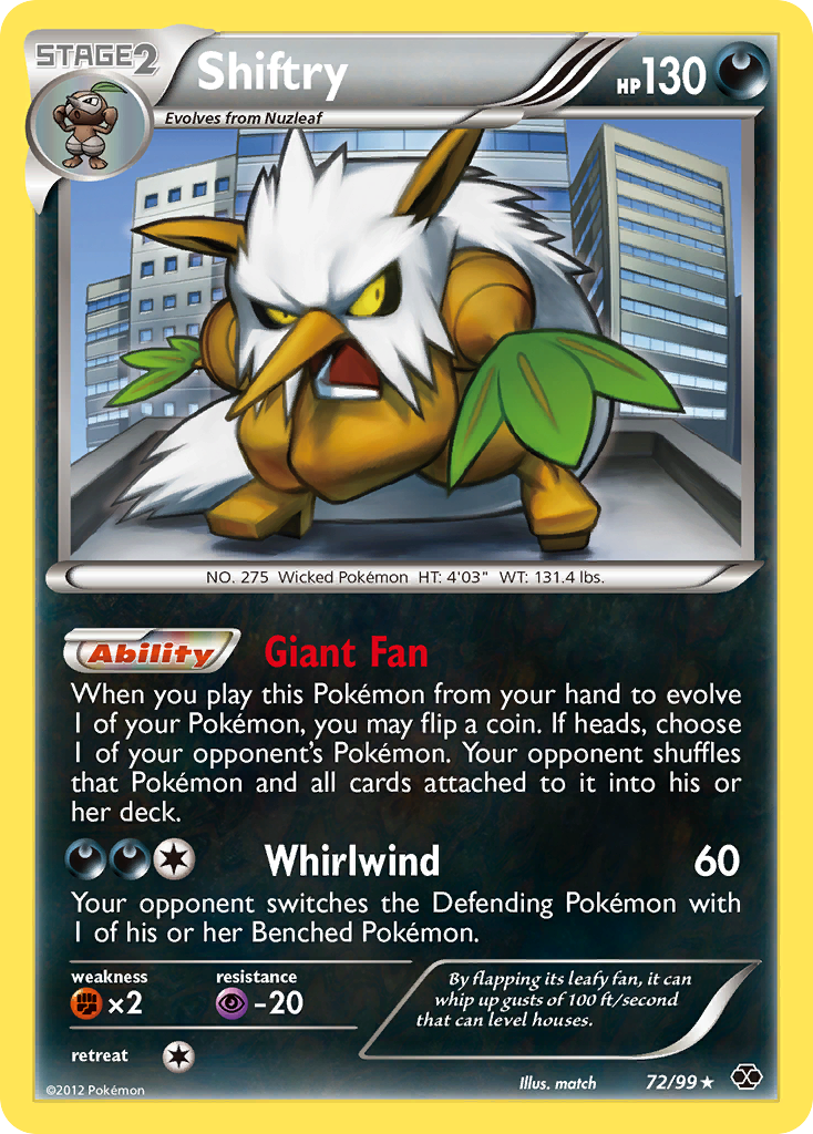 Shiftry 072/103 Rare
