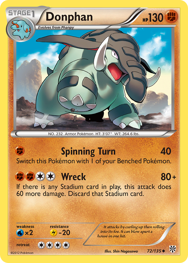 Donphan 072/138 Uncommon