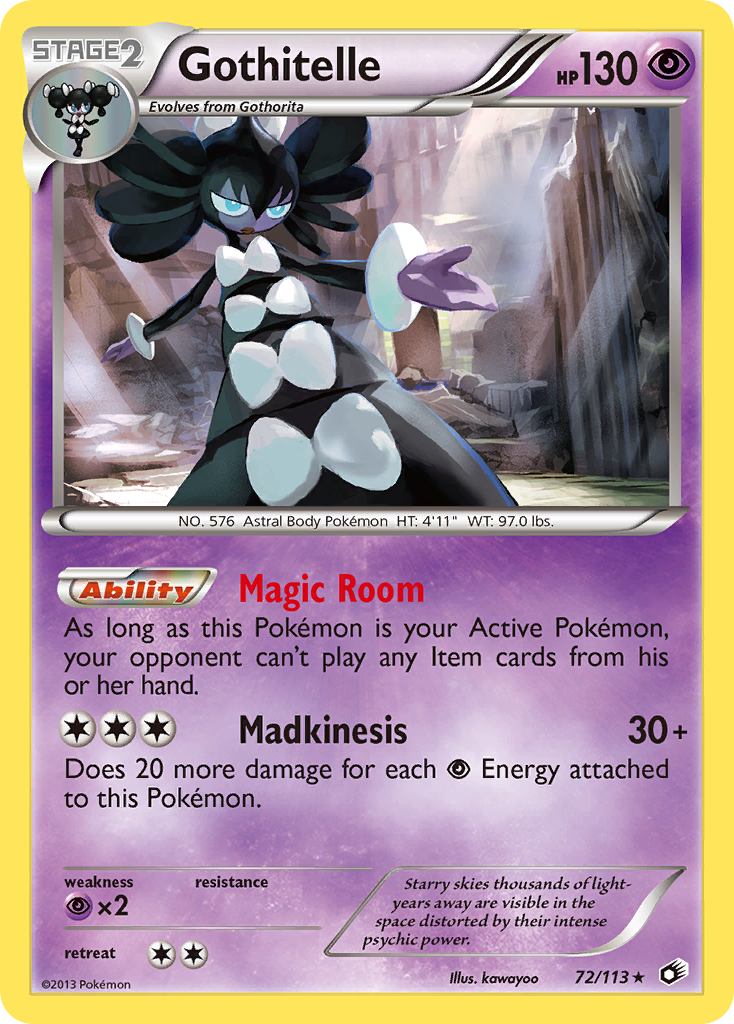 Gothitelle 072/140 Rare Holo