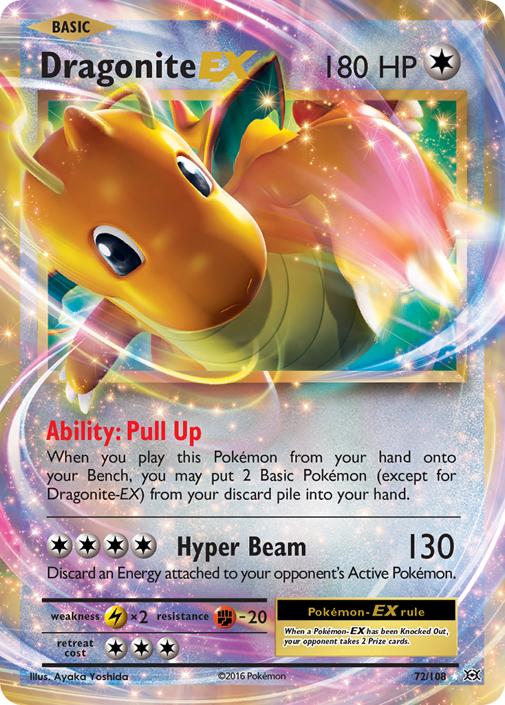 Dragonite-EX 072/113 Rare Holo EX