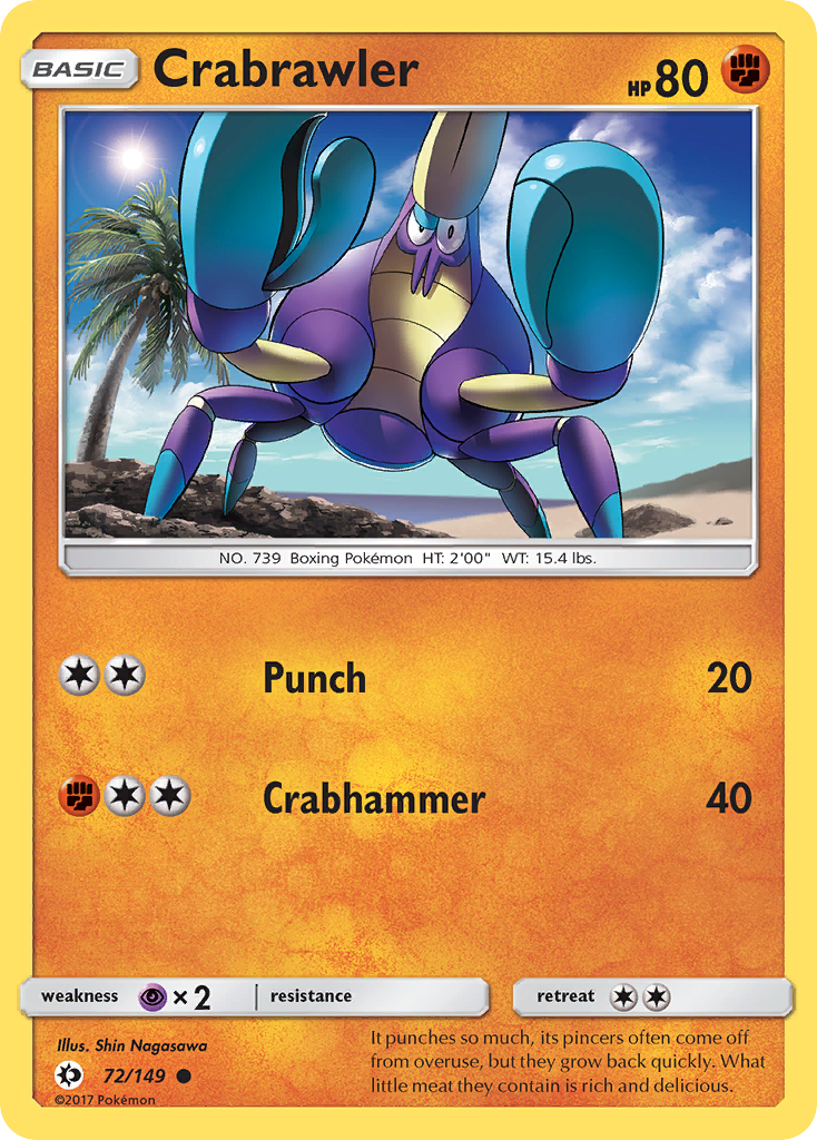 Crabrawler 072/173 Common