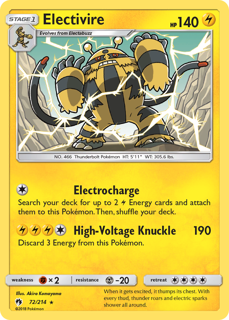 Electivire 072/240 Rare
