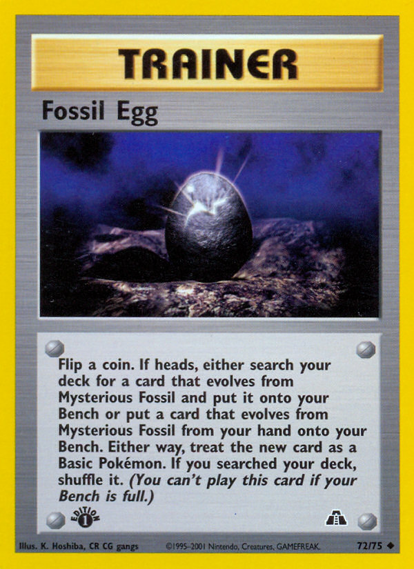 Fossil Egg 072/75 Uncommon