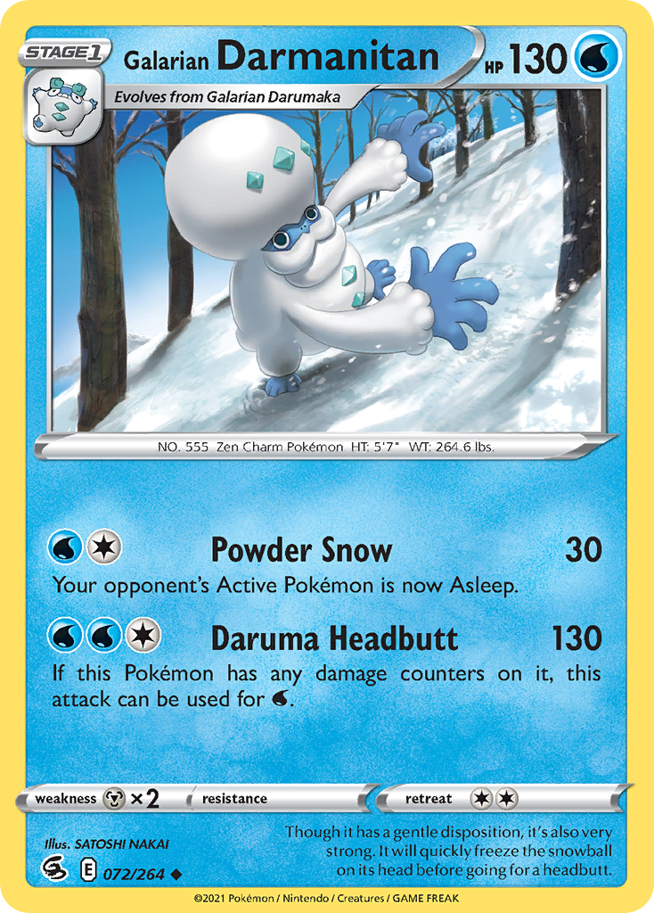 Galarian Darmanitan 072/284 Uncommon