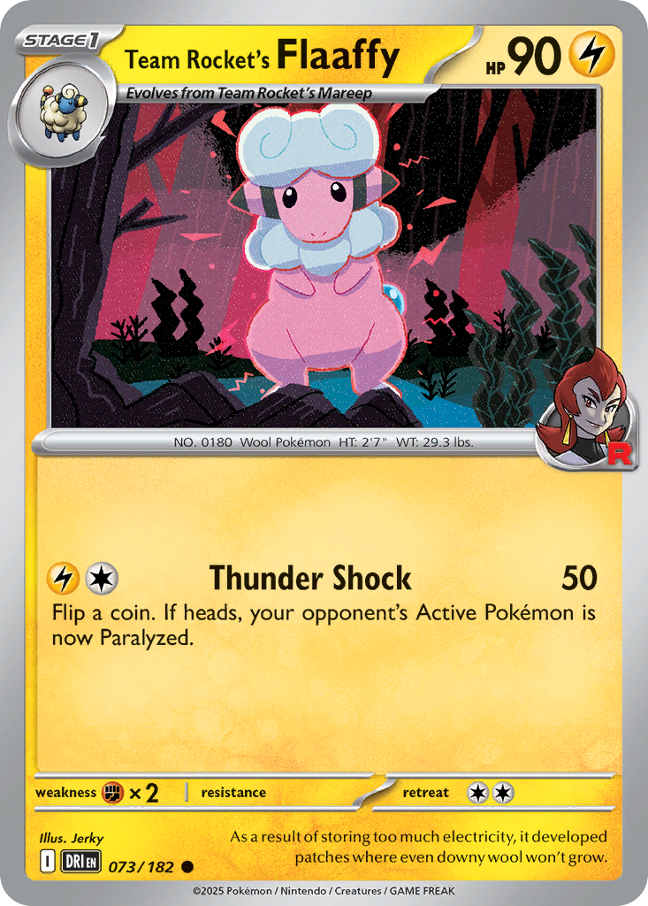 Team Rocket's Flaaffy 073/244 Common