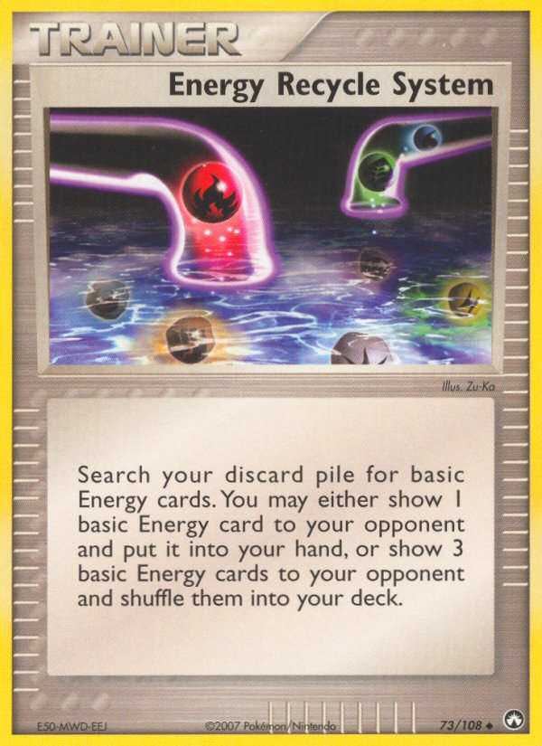 Energy Recycle System 073/108 Uncommon