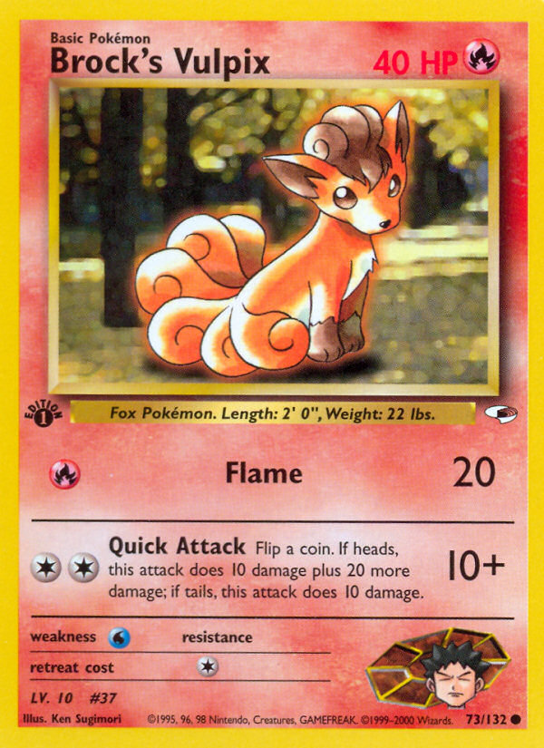 Brock's Vulpix 073/132 Common