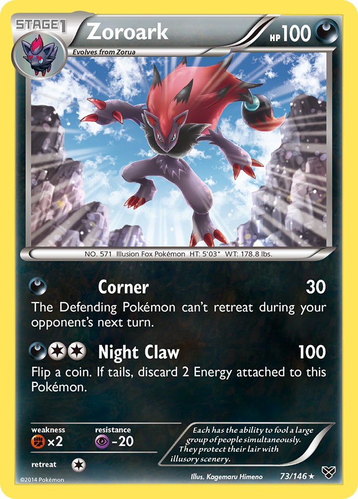 Zoroark 073/146 Rare Holo