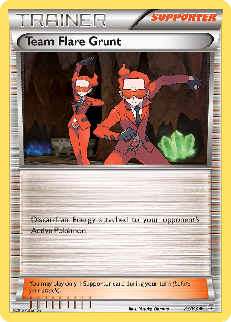 Team Flare Grunt 073/117 Uncommon