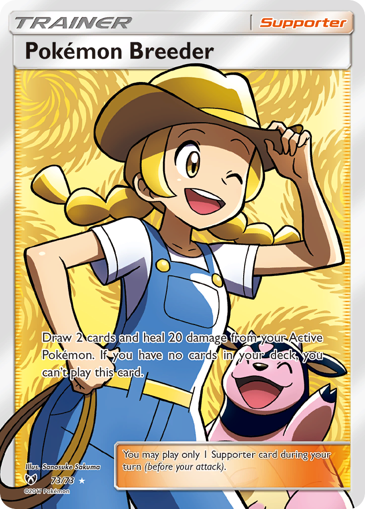 Pokémon Breeder 073/81 Rare Ultra