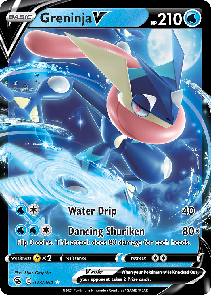 Greninja V 073/284 Rare Holo V