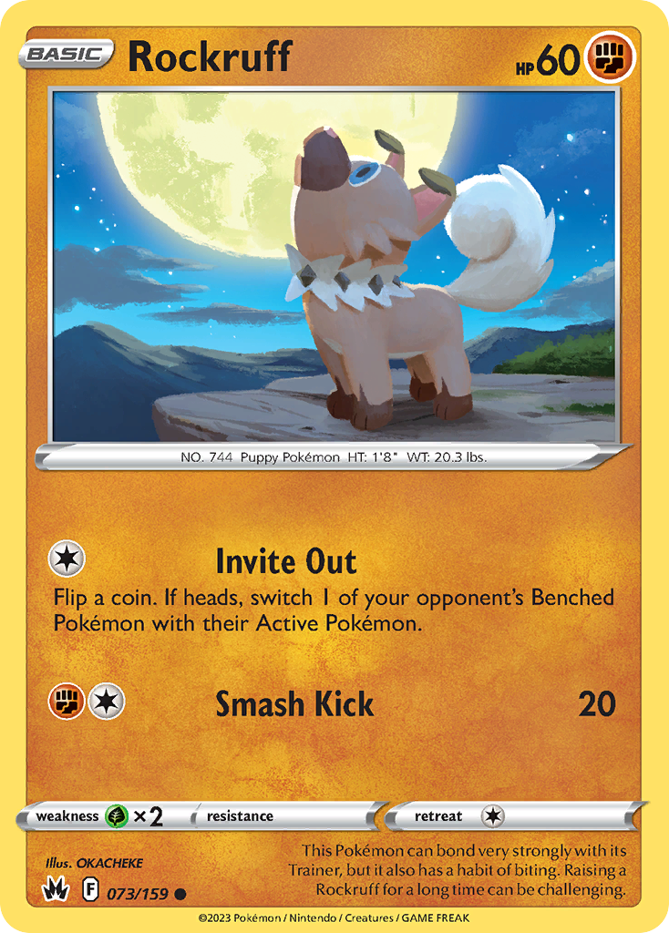 Rockruff 073/160 Common