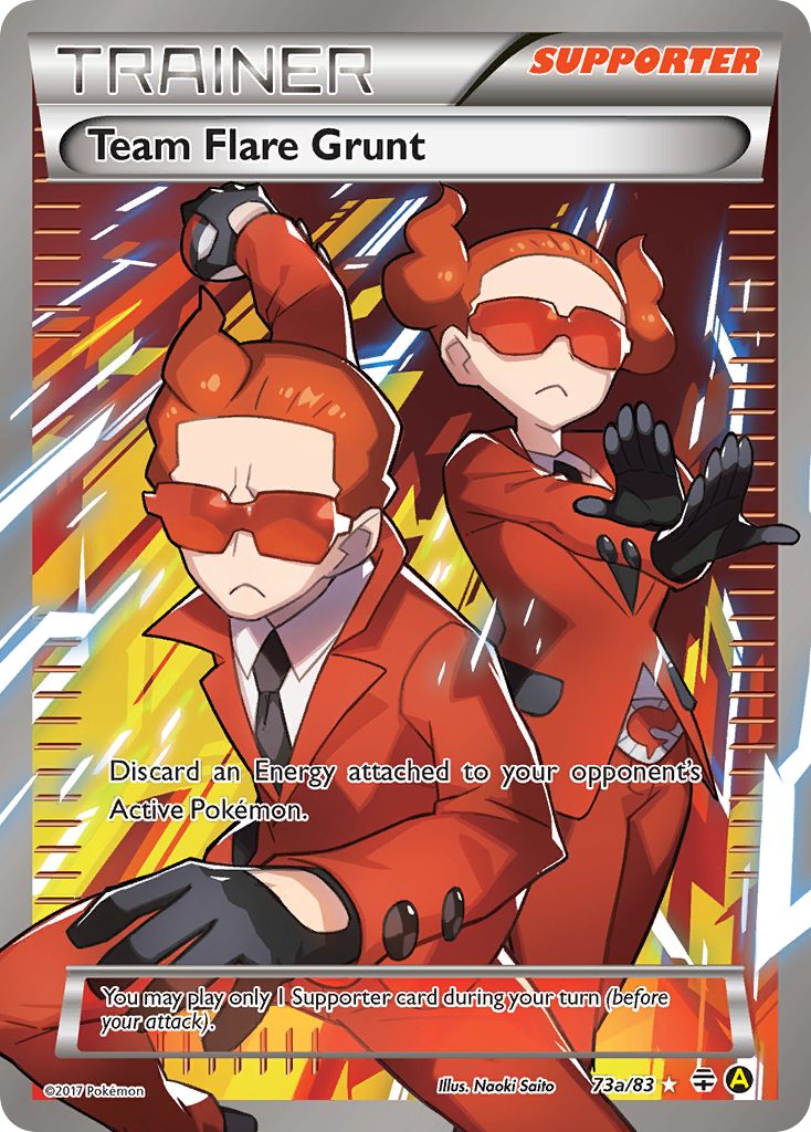 Team Flare Grunt 073/117 Rare Ultra