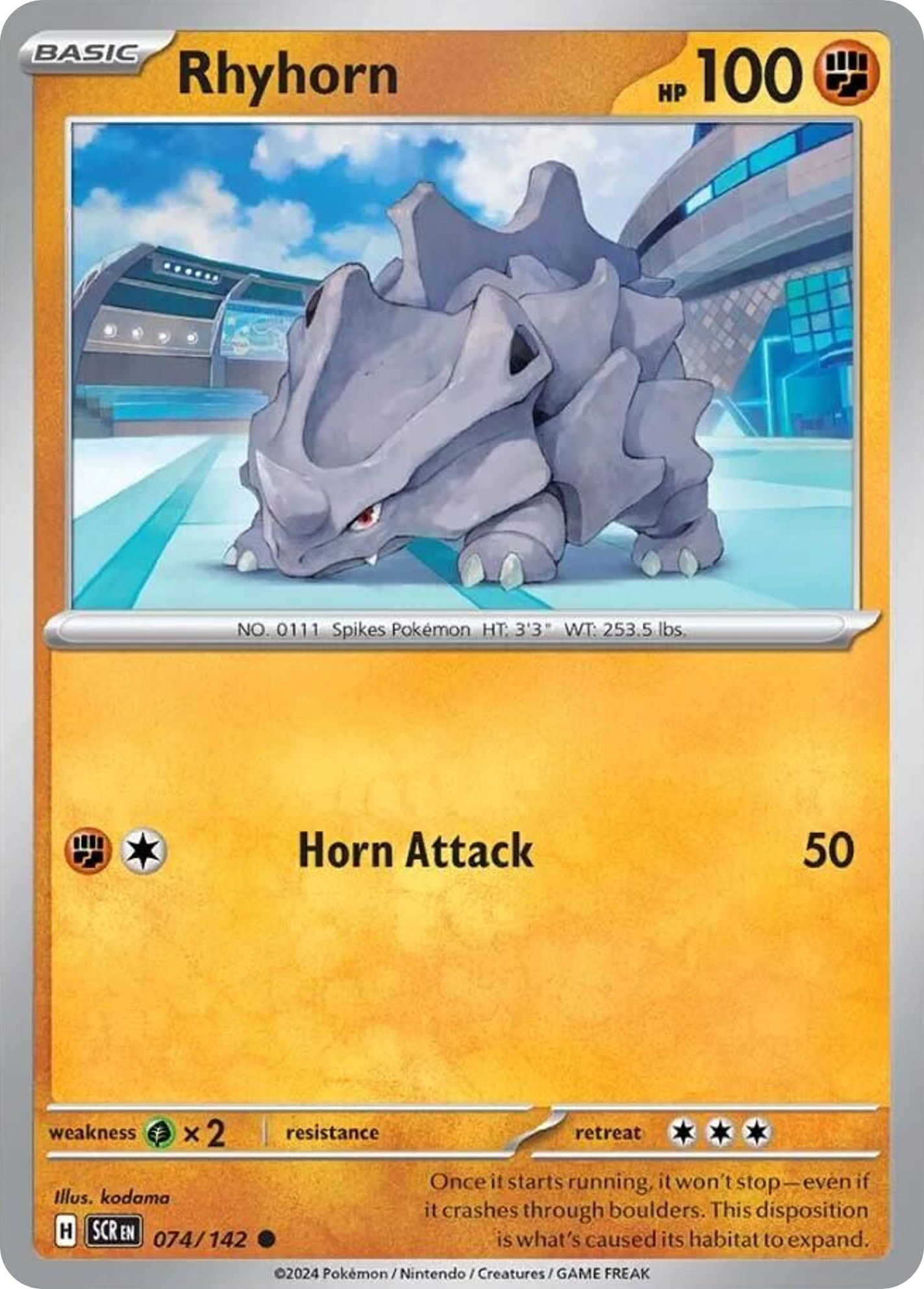 Rhyhorn 074/175 Common