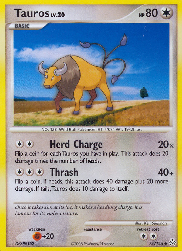 Tauros 074/146 Uncommon