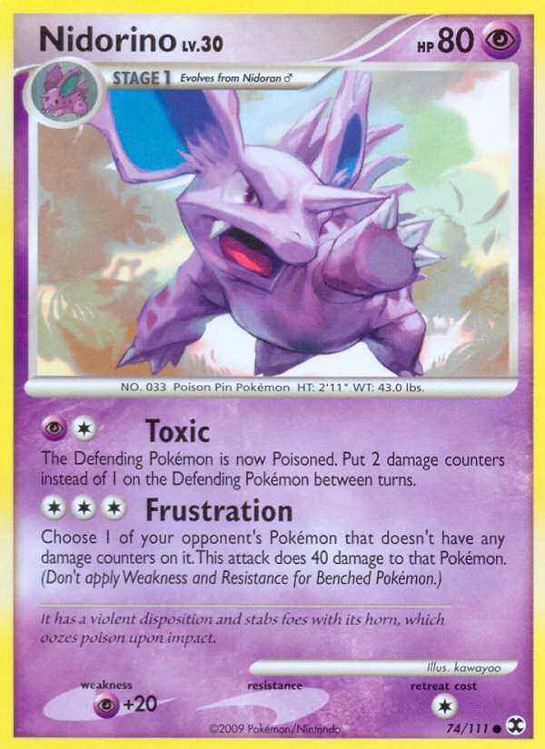 Nidorino 074/120 Common