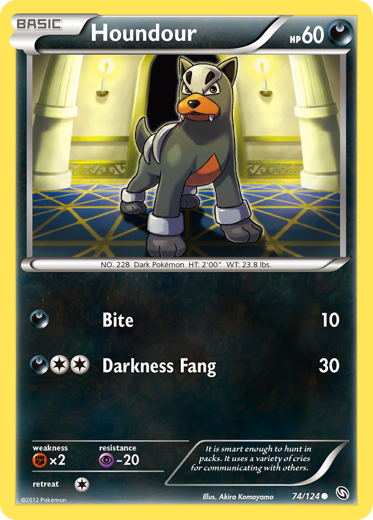 Houndour 074/128 Common
