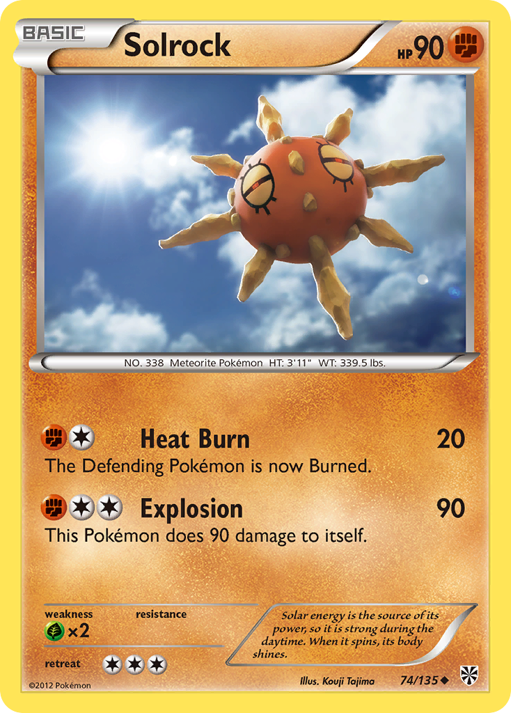 Solrock 074/138 Uncommon
