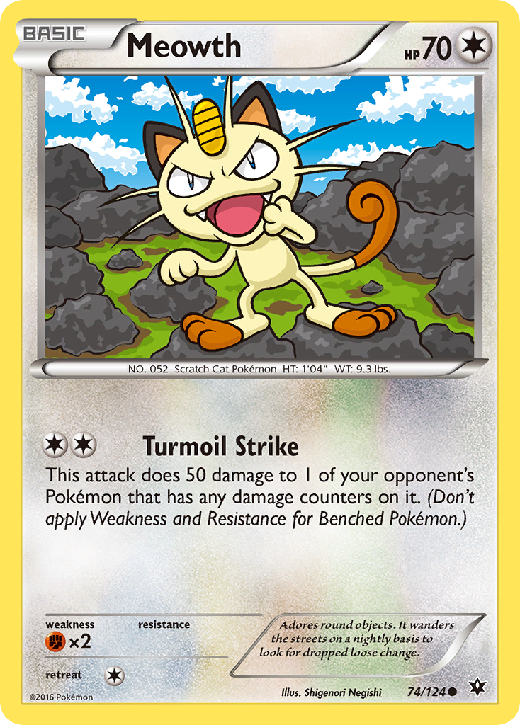 Meowth 074/129 Common