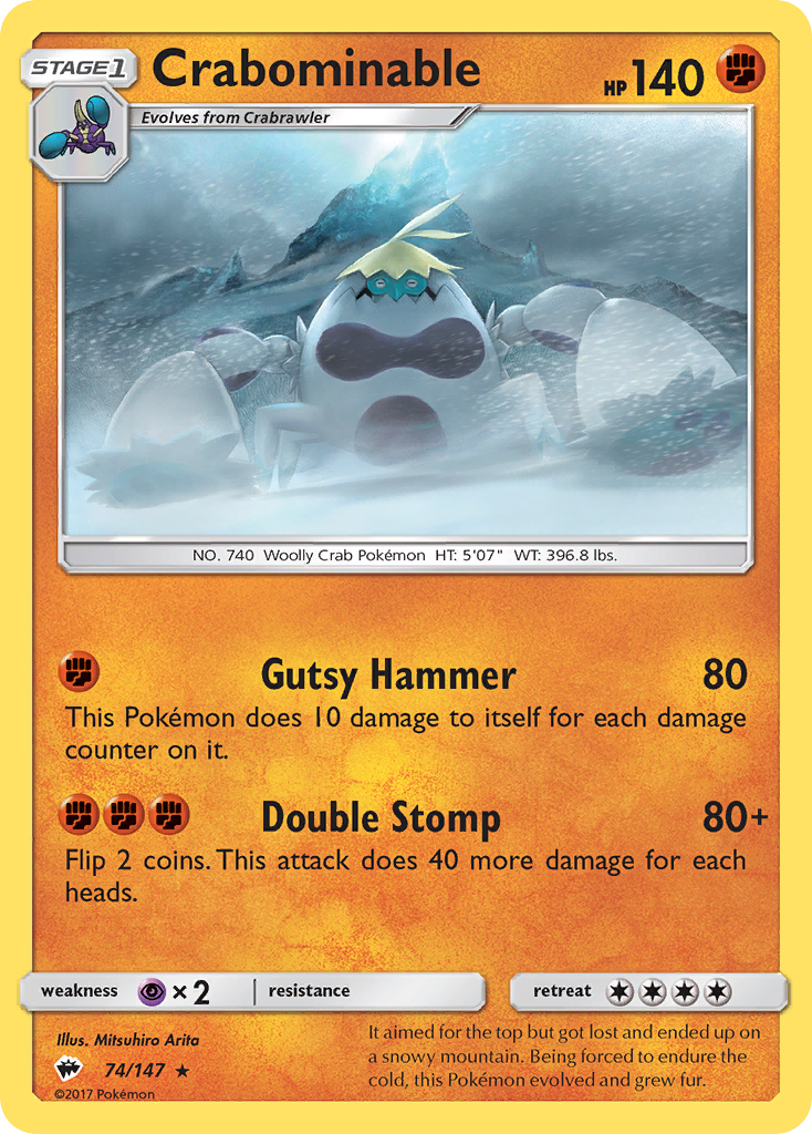 Crabominable 074/177 Rare
