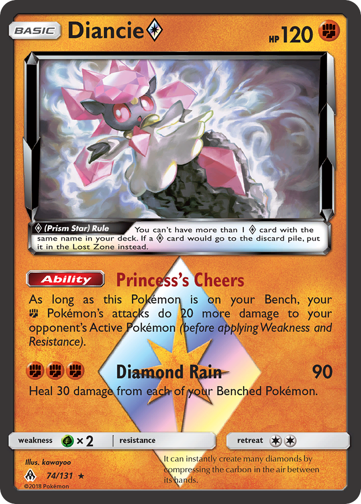 Diancie ◇ 074/150 Rare Prism Star