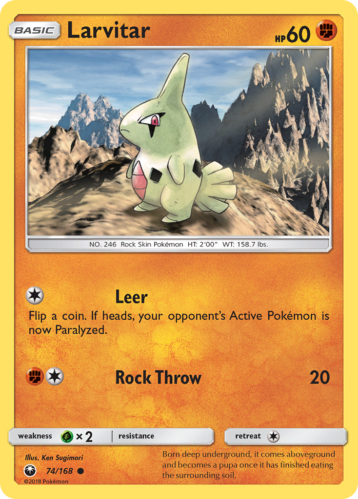 Larvitar 074/187 Common