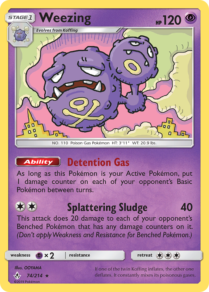 Weezing 074/234 Rare