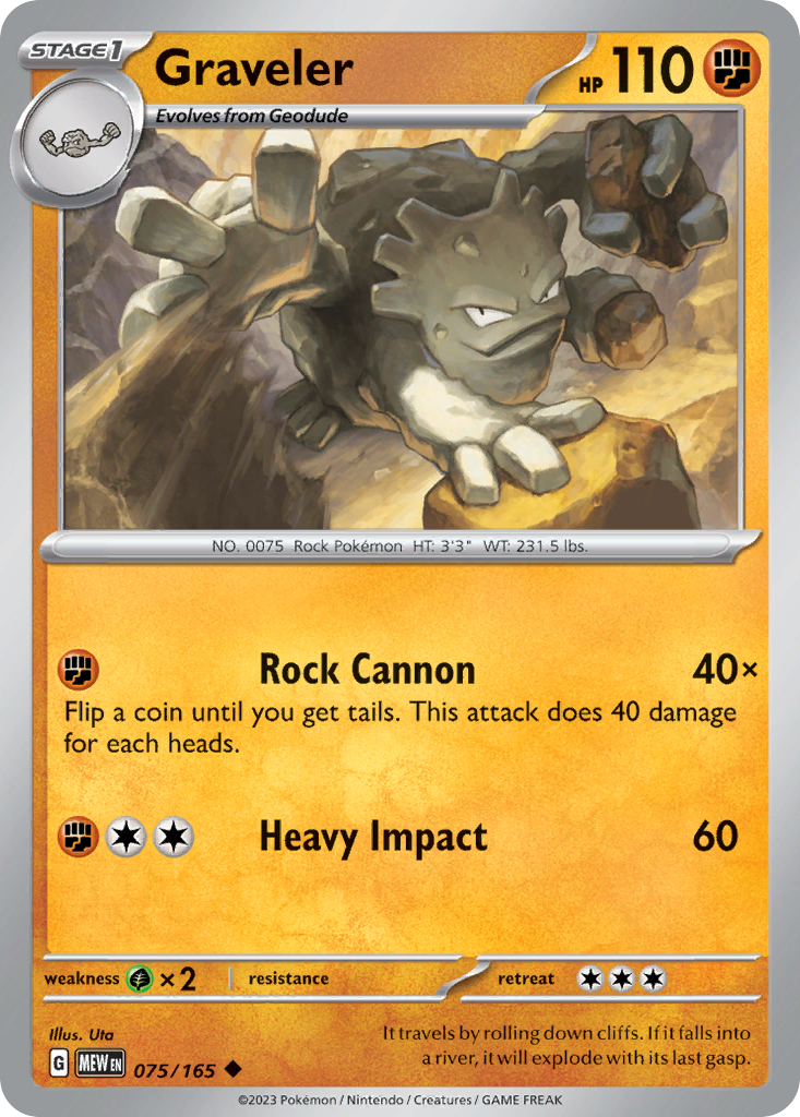 Graveler 075/207 Uncommon