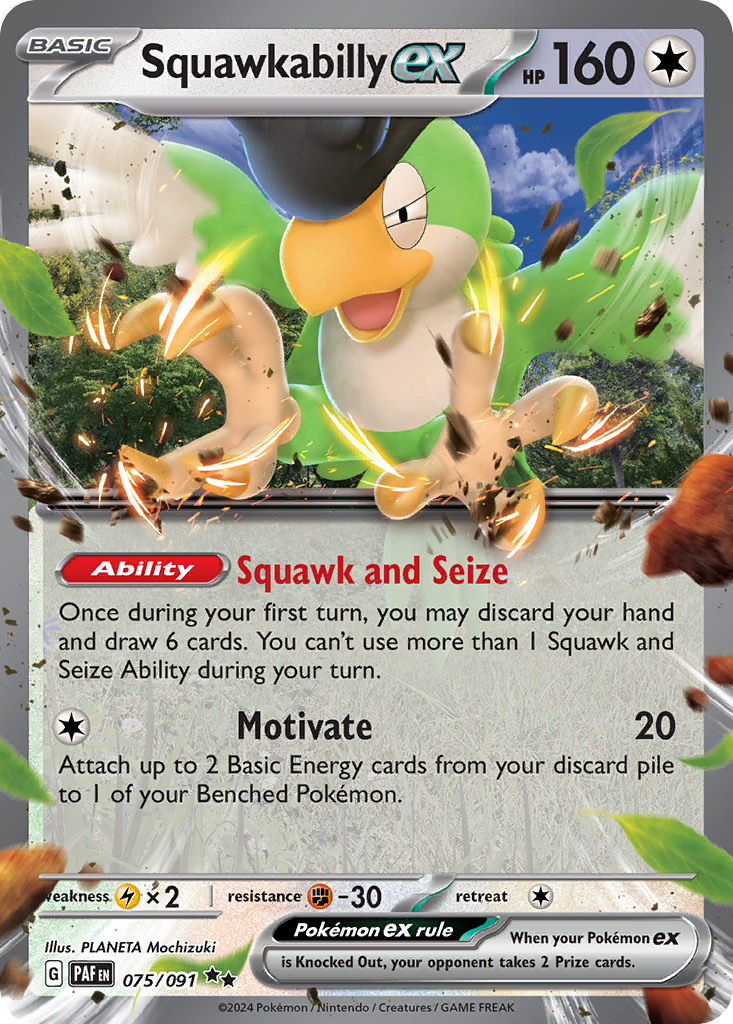 Squawkabilly ex 075/245 Double Rare
