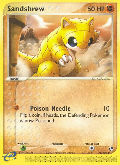 Sandshrew 075/100 Common