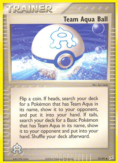 Team Aqua Ball 075/97 Uncommon
