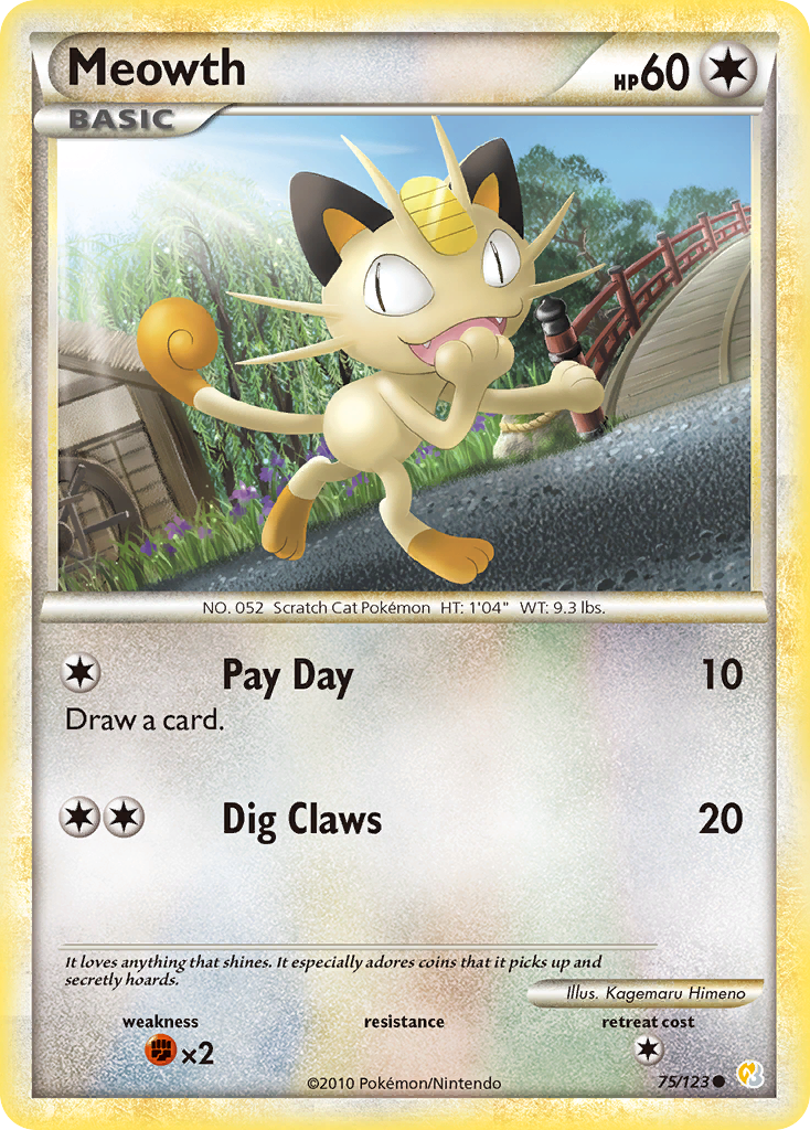 Meowth 075/124 Common