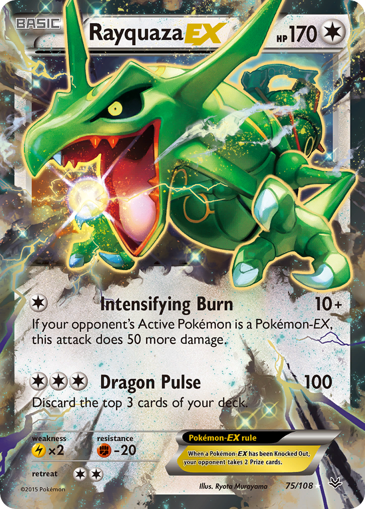 Rayquaza-EX 075/112 Rare Holo EX
