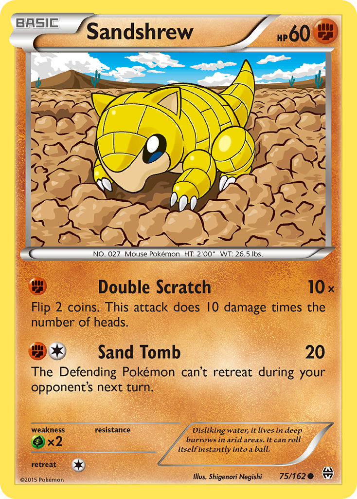Sandshrew 075/165 Common