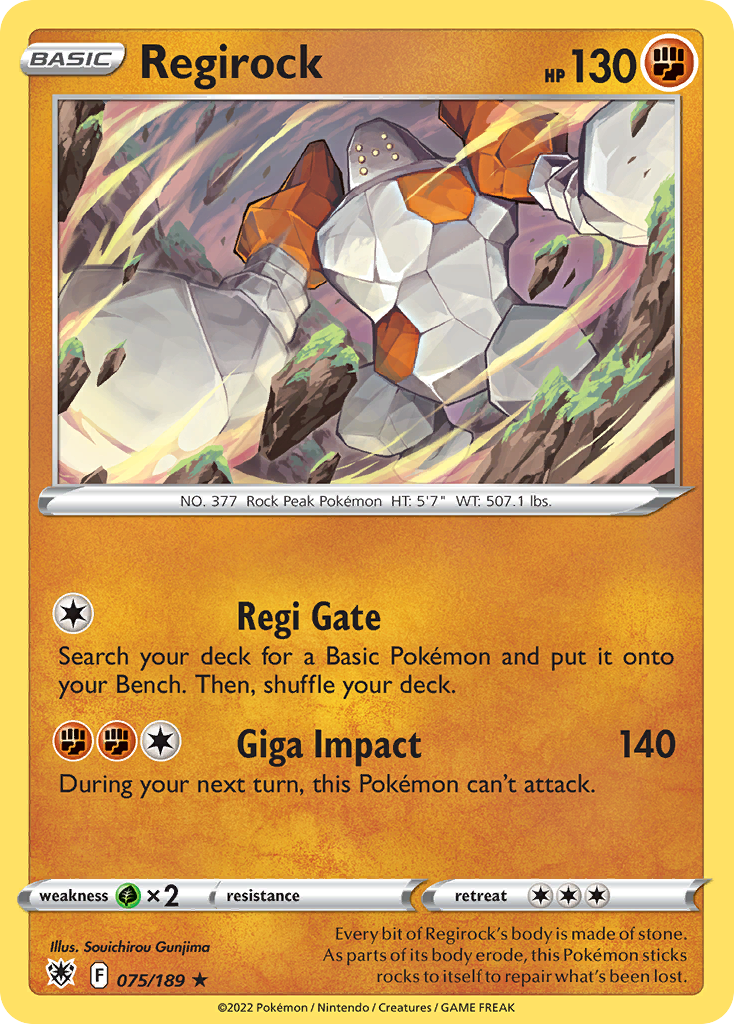 Regirock 075/216 Rare