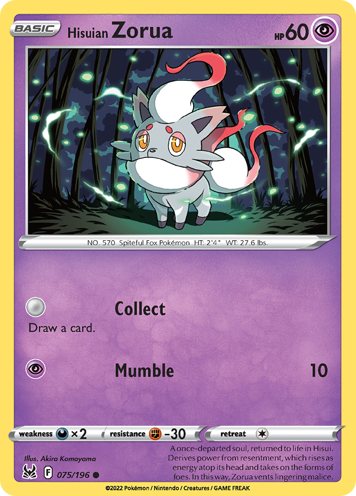 Hisuian Zorua 075/217 Common
