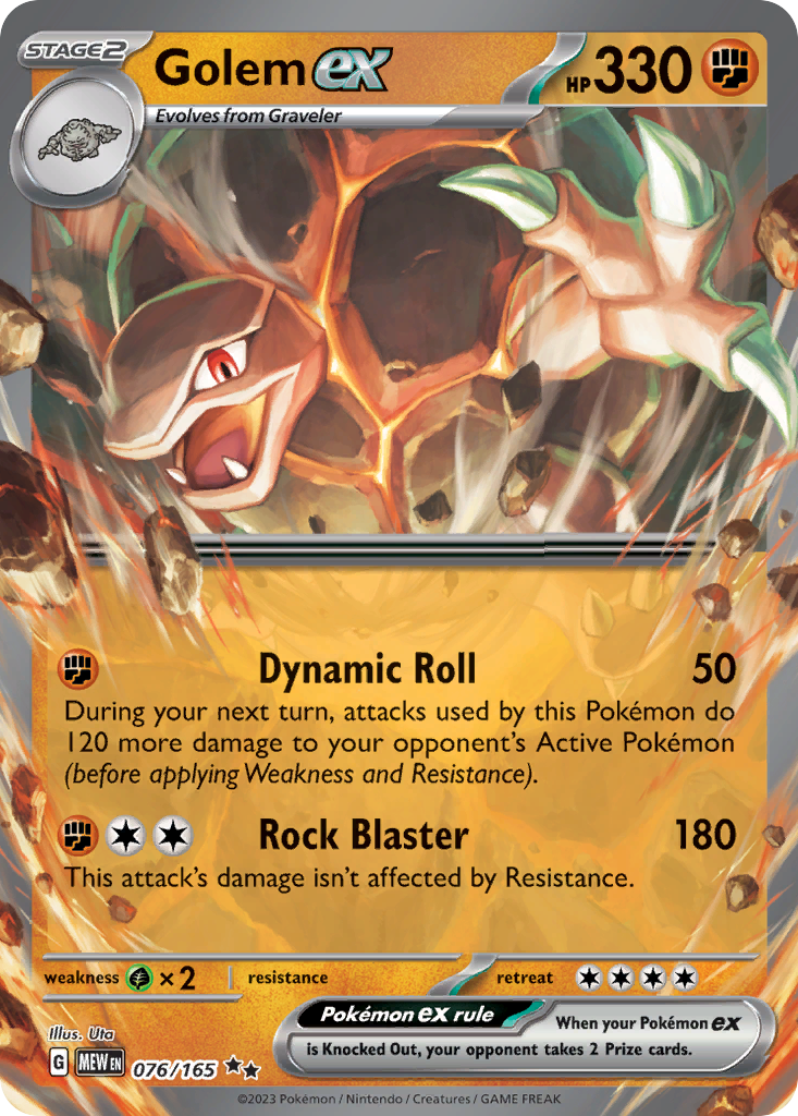 Golem ex 076/207 Double Rare